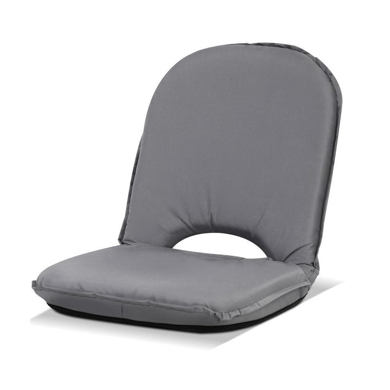 Danoz Outdoors ⛺🎣 Artiss Floor Lounge Sofa Camping Chair Grey - Incl Postage