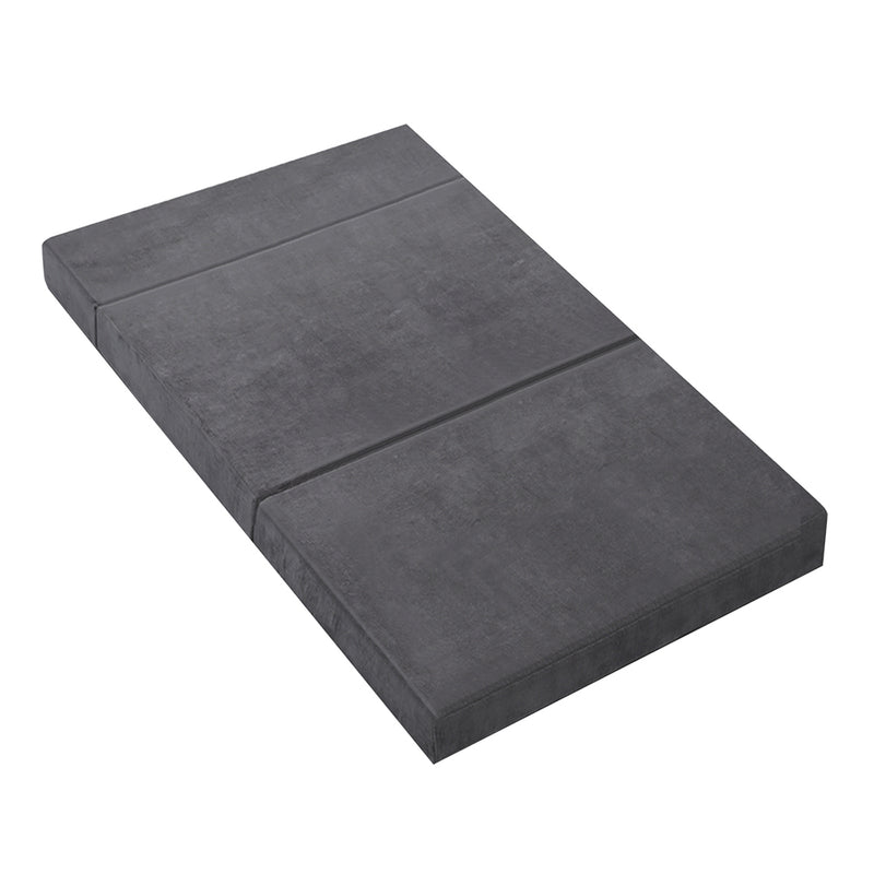 Danoz Direct - Giselle Bedding Foldable Mattress Folding Foam Bed Mat Double Grey