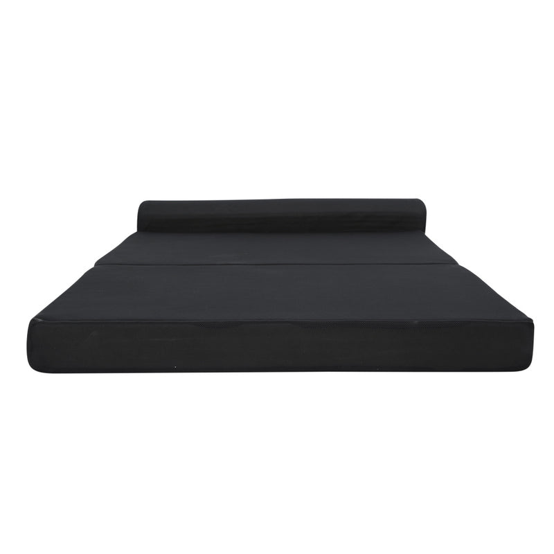 Danoz Direct - Giselle Bedding Foldable Mattress Folding Foam Bed Mat Double Black