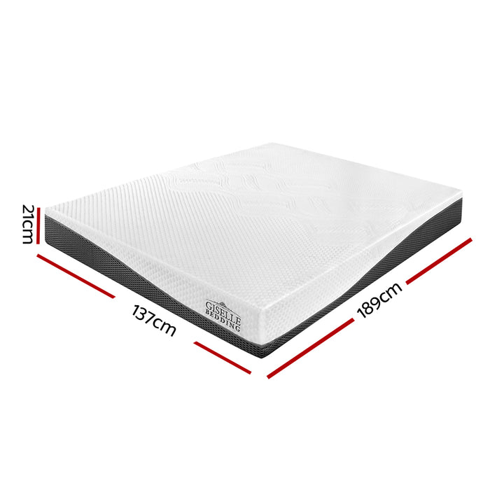 Danoz Direct - Giselle Bedding Memory Foam Mattress Bed Cool Gel Non Spring 21cm Double