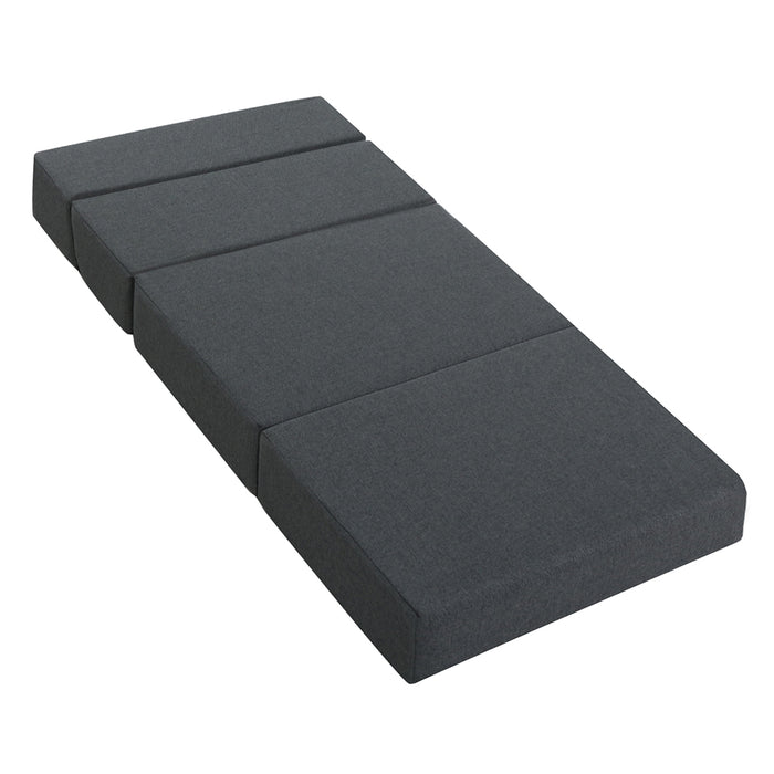 Danoz Direct - Giselle Bedding Foldable Mattress Folding Foam Bed Floor Mat Grey