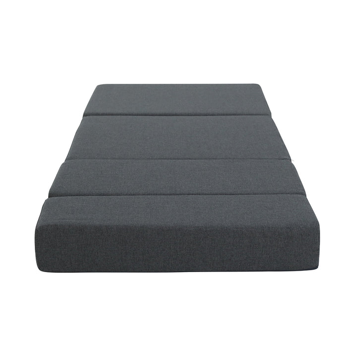 Danoz Direct - Giselle Bedding Foldable Mattress Folding Foam Bed Floor Mat Grey