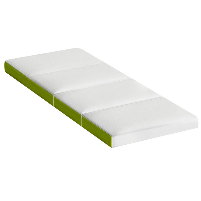 Easily transform any space into a cozy sleeping area with Danoz Direct Giselle Bedding Foldable Mattress Single Green