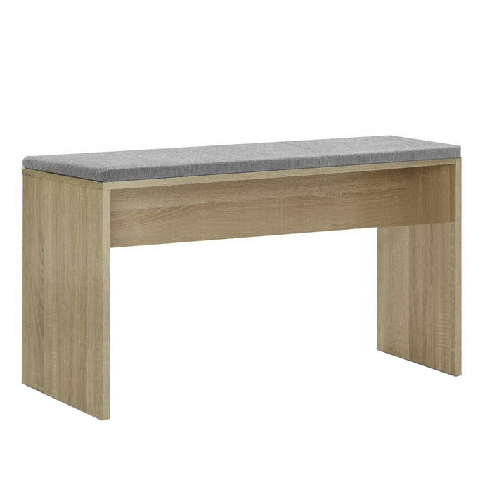 Danoz Direct - Artiss Dining Bench Upholstery Seat Wooden Chair Oak 90cm