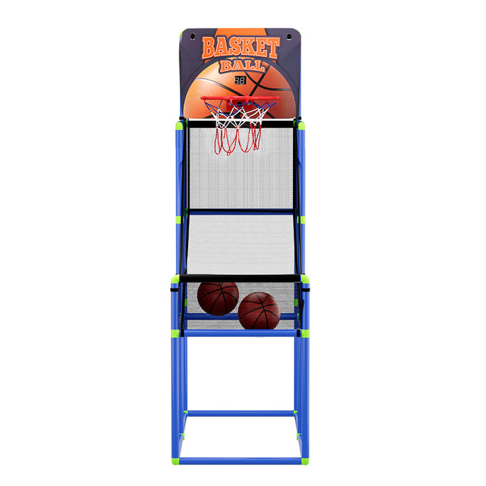 Danoz Sports - Basketball Arcade Game Electronic Scorer 3 Games Adjustable Kids Blue - Incl. Delivery