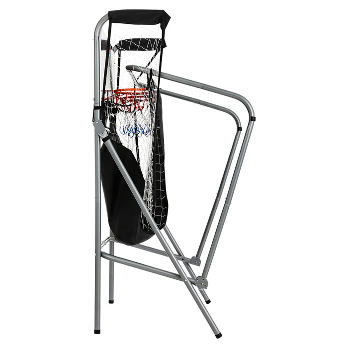 Danoz Sports - Basketball Arcade Game Electronic Scorer 8 Games Double Shoot Grey - Incl Delivery