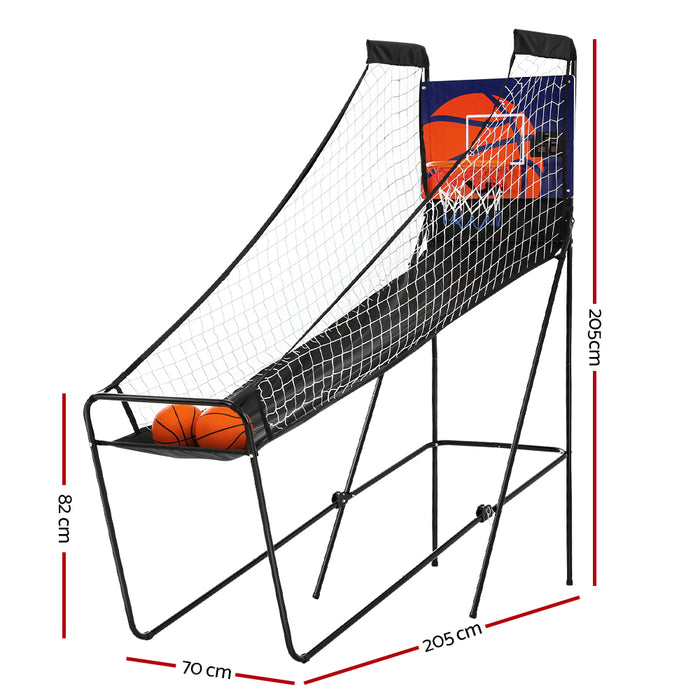 Danoz Fitness - Basketball Arcade Game Electronic Scorer 8 Games Double Shoot Grey - Incl. Postage