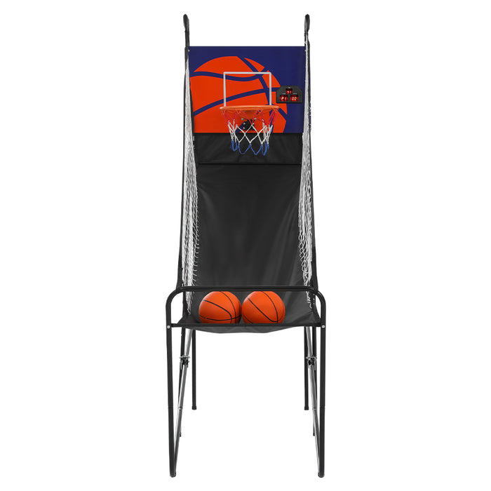 Danoz Fitness - Basketball Arcade Game Electronic Scorer 8 Games Double Shoot Grey - Incl. Postage