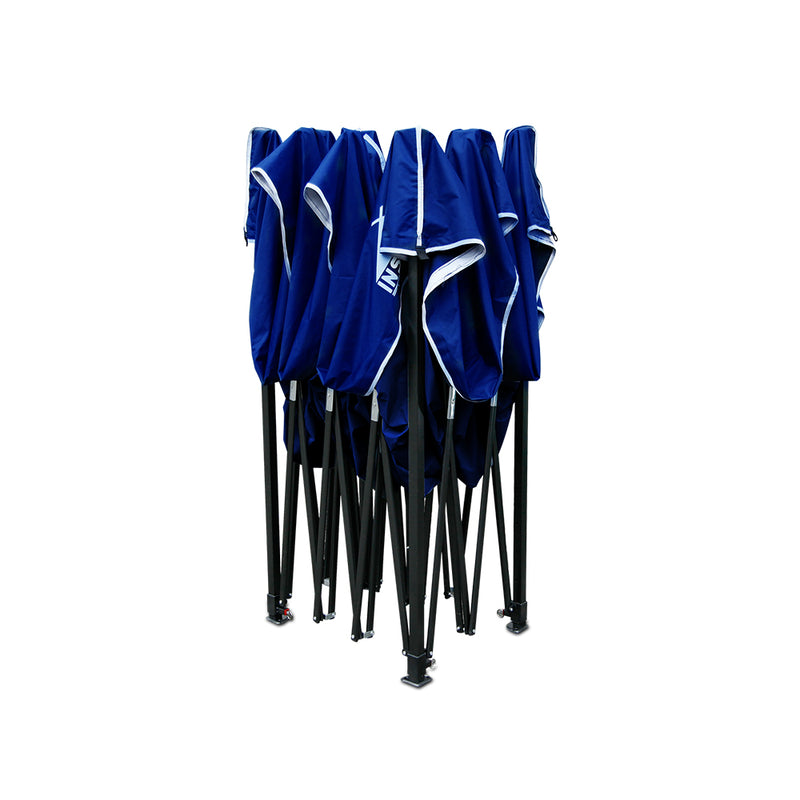 Danoz Direct - Instahut Gazebo 3x4.5 Pop Up Marquee Folding Tent Wedding Gazebos Camping Outdoor Shade Canopy Blue
