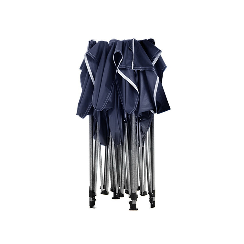 Danoz Outdoors ⛺ Instahut Gazebo 3x4.5 Pop Up Marquee Folding Tent Wedding Gazebos Camping Outdoor Shade Canopy Navy