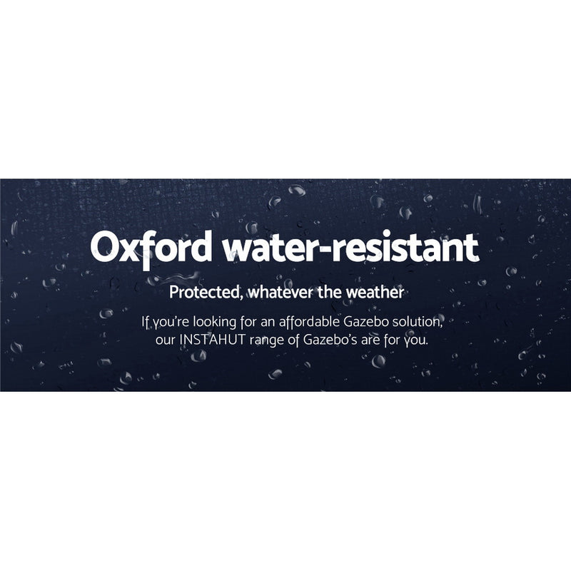 Danoz Outdoors ⛺ Instahut Gazebo 3x4.5 Pop Up Marquee Folding Tent Wedding Gazebos Camping Outdoor Shade Canopy Navy