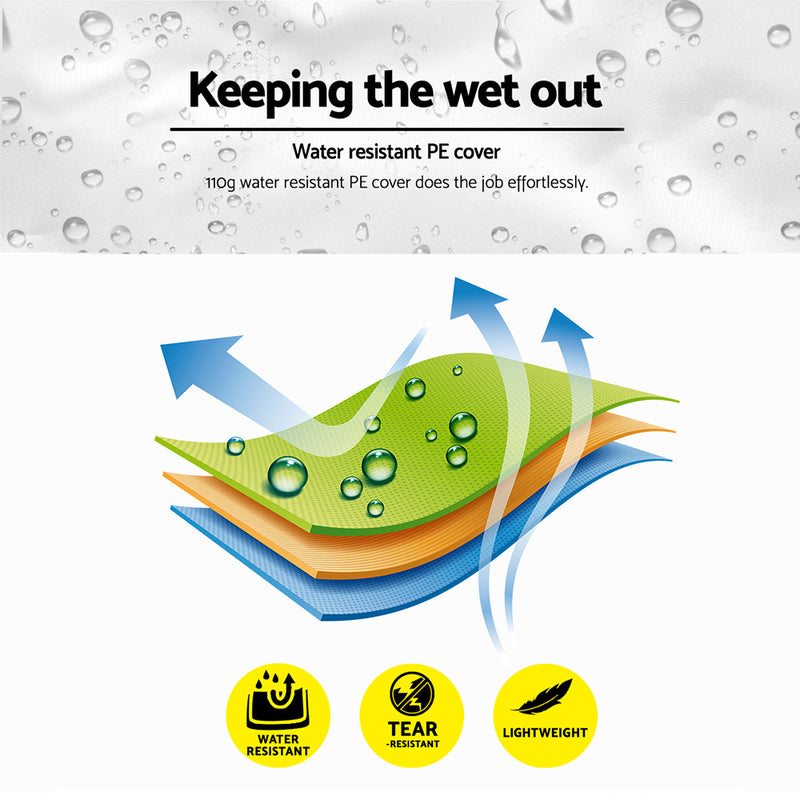 Danoz Events - Instahut Gazebo 4x3m Marquee Outdoor Wedding Party Event Tent Home Iron Art Shade White