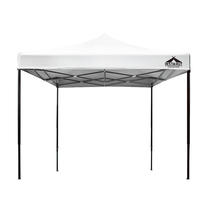 Danoz Outdoors ⛺ Instahut Gazebo Pop Up Marquee 3x3m Folding Tent Wedding Outdoor Camping Canopy Gazebos Shade White