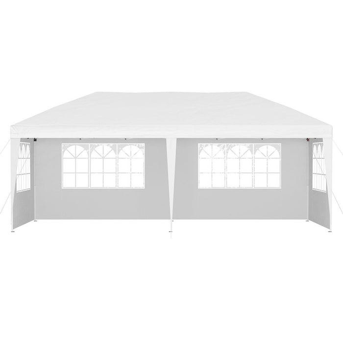 Danoz Outdoors - Instahut Gazebo Pop Up Marquee 3x6m Wedding Party Outdoor Camping Tent Canopy Side Wall White