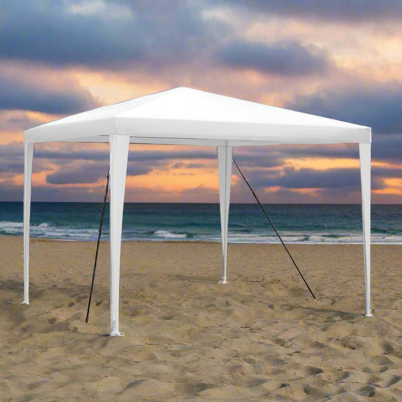 Danoz Outdoors - Instahut Gazebo 3x3m Beach, Wedding Party Marquee Tent Outdoor Event Camping Canopy Shade White - Incl. Delivery