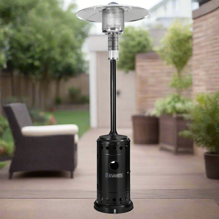 Elevate your outdoor space with Danoz Direct Devanti Outdoor Gas Patio Heater! Enjoy your patio or backyard with this powerful and stylish heater