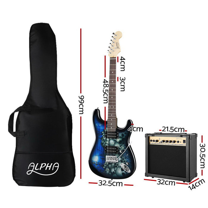 Experience the power of music with Danoz Direct Alpha electric guitar. Boasting a humbucker pickup switch and amplifier