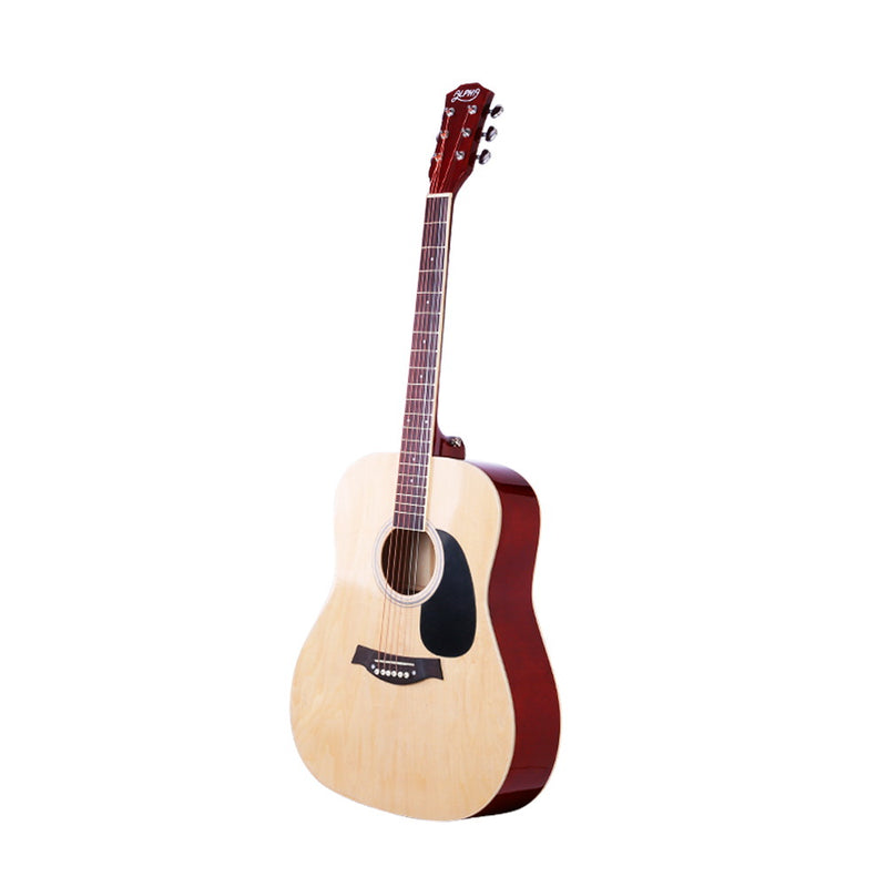 Danoz Direct - Alpha 41 Inch Acoustic Guitar Wooden Body Steel String Dreadnought Wood