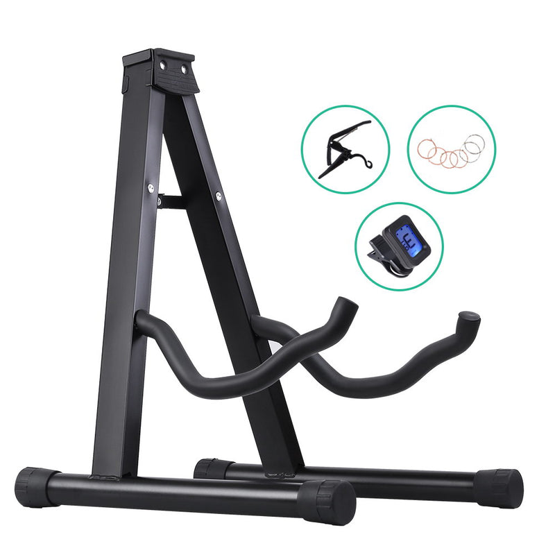 Danoz Direct - Alpha Guitar Stand Folding Portable Floor Rack Holder
