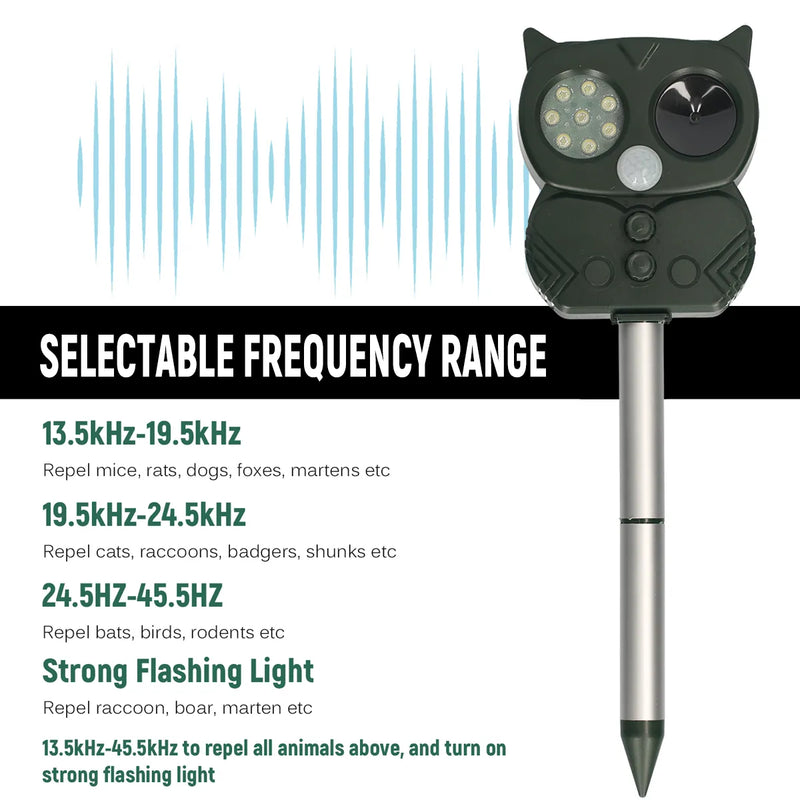 Danoz Direct - Protect your yard and garden with Danoz Direct PestContro, a solar-powered animal Repeller.