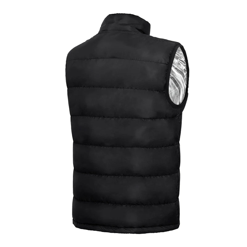 🔥 Danoz WinterSmart | Aiwetin 9-Zone Electric Heated Vest | Graphene Heating | USB Powered | Men & Women | Camping & Outdoor | Black & Blue | M–4XL ✨