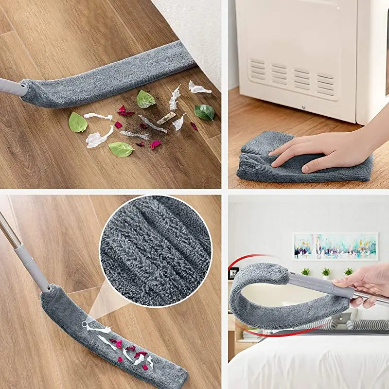 Make dust disappear like magic with Danoz DusterMaster Plus - 4Pc System! This extendable duster set reaches into those tricky nooks and crannies