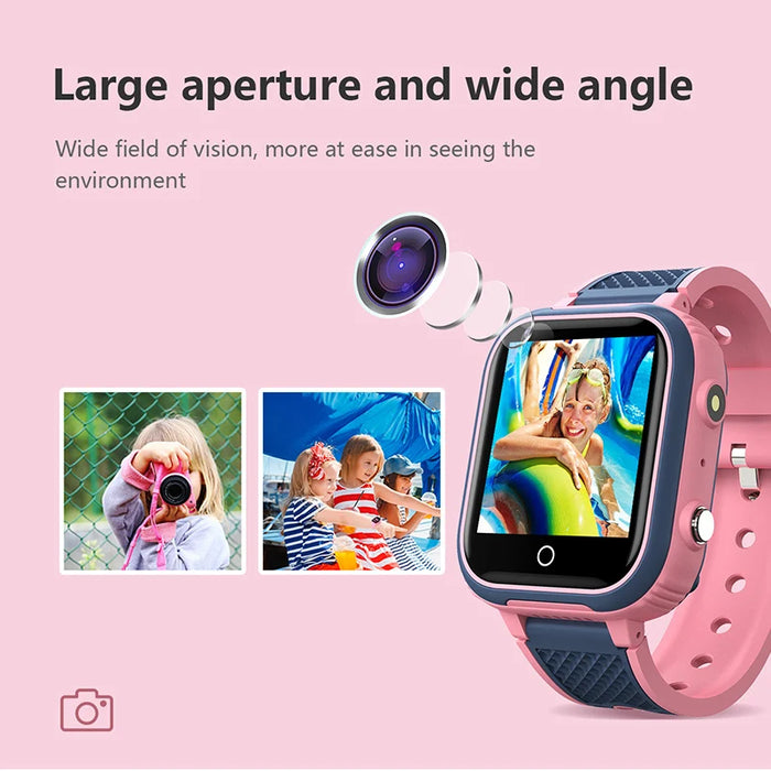 Danoz Smart - Kids GPS WIFI Video Call SOS IP67 Waterproof Child Smartwatch Camera Monitor Tracker Location Phone Watch