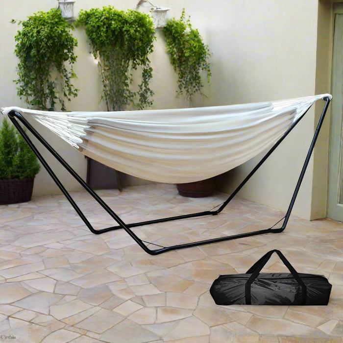 Danoz Direct - Gardeon Hammock Bed with Stand Outdoor Camping Hammocks Steel Frame