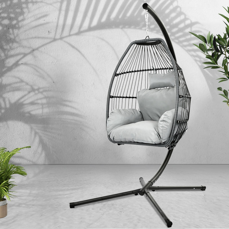 Elevate your outdoor sanctuary with Danoz EggPod, a refined suspended retreat crafted for discerning leisure enthusiasts