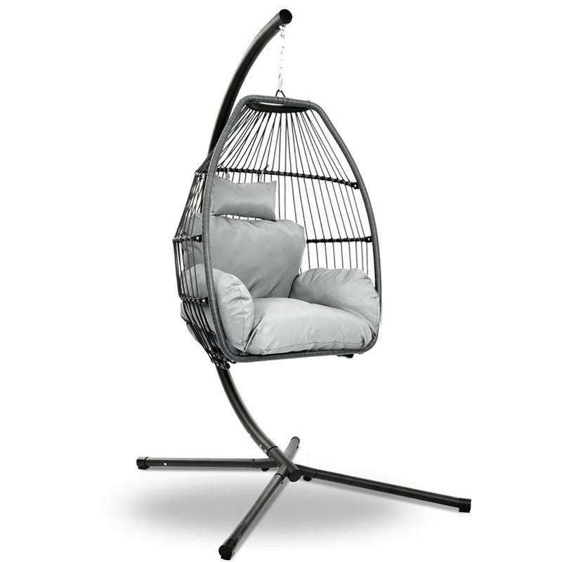 Elevate your outdoor sanctuary with Danoz EggPod, a refined suspended retreat crafted for discerning leisure enthusiasts