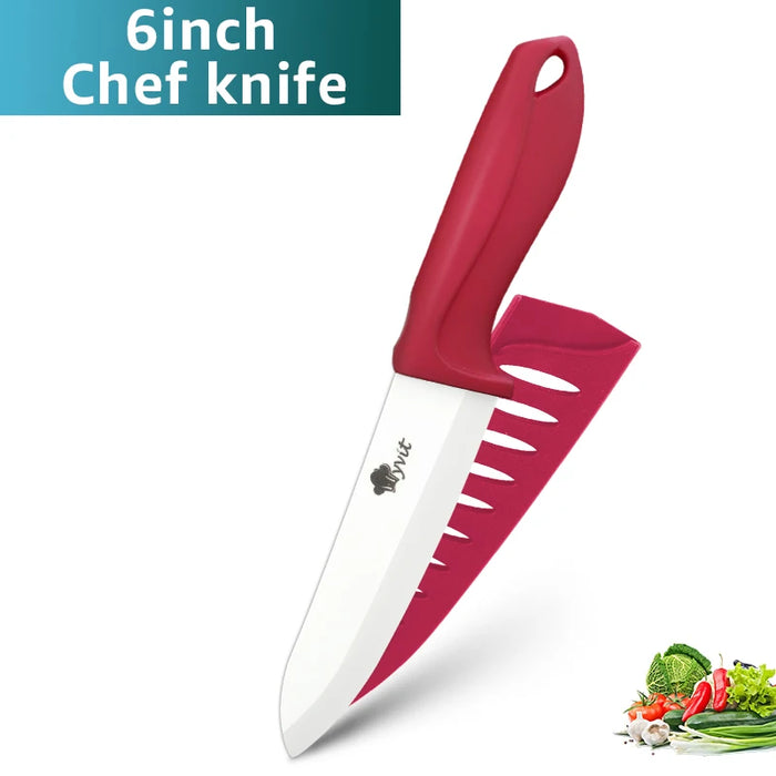 Experience the ultimate in precision and durability with Danoz Direct's Ceramic Knives. Made with white Zirconia blades