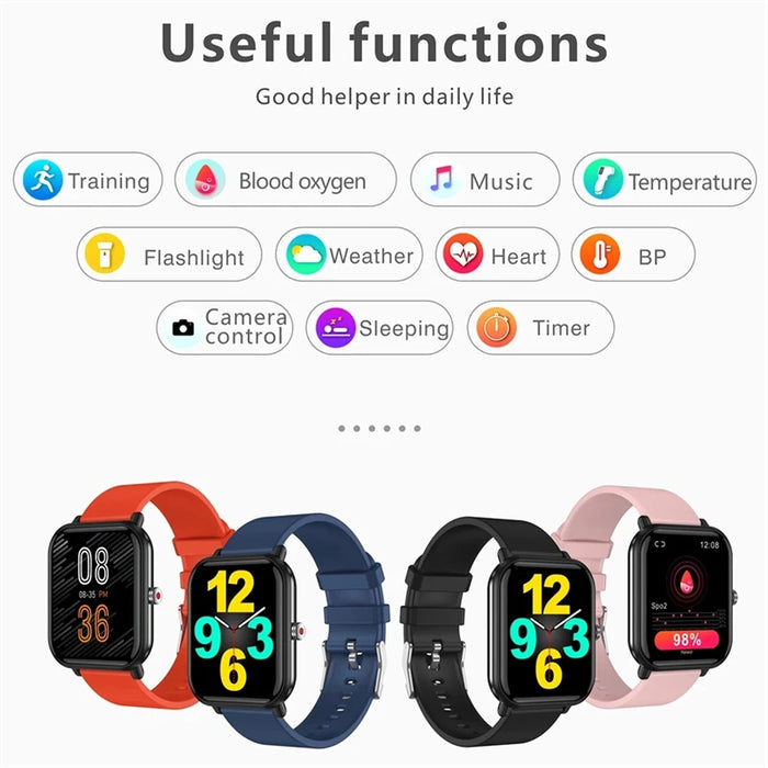Elevate your fitness game with Danoz Direct's LIGE 2024 Smart watch. This full touch screen sports watch features IP67 waterproofing