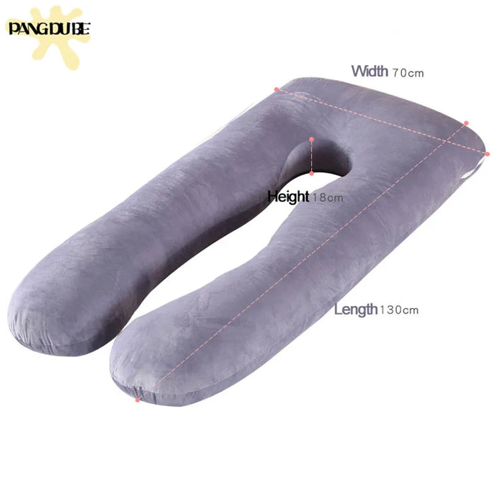 Sleep comfortably and support your growing belly with Danoz Direct's PANGDUBE Pregnancy and nursing Pillow