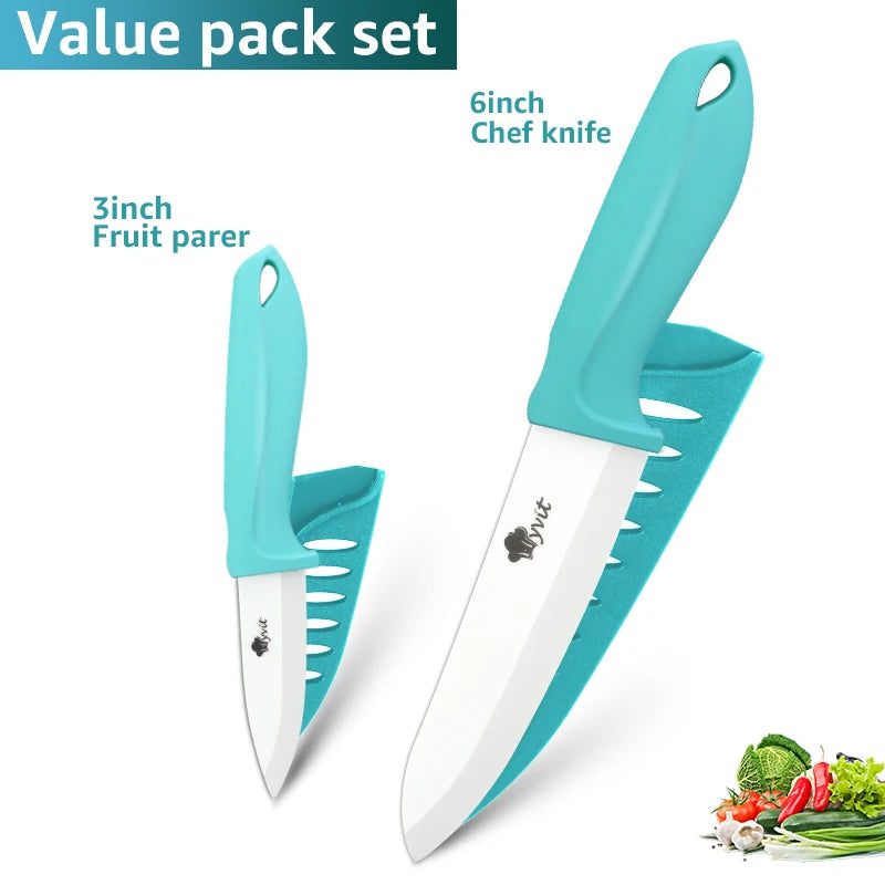Experience the ultimate in precision and durability with Danoz Direct's Ceramic Knives. Made with white Zirconia blades