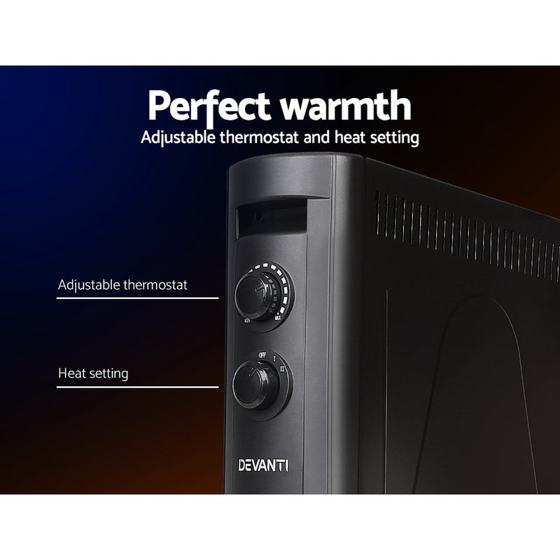 Indulge in the luxurious warmth of Danoz Direct Devanti 2200W Infrared Heater Radiant Heaters.