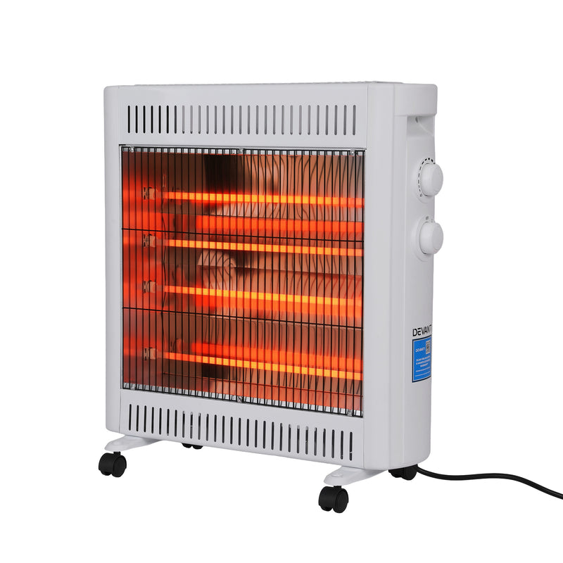 Danoz HeatingSmart - Devanti 2200W Infrared Radiant Heater Portable Electric Space Heating White