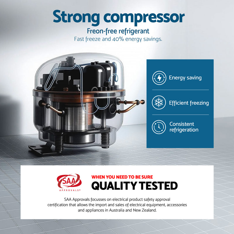 Danoz Appliances Devanti Ice Maker Machine Portable 12kg Countertop w/Self Cleaning 1.2L Black