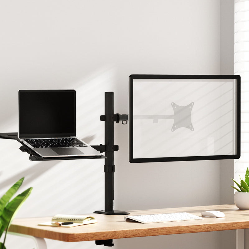 Danoz Smart - Artiss dual Monitor Arm Desk Mount Laptop Tray
