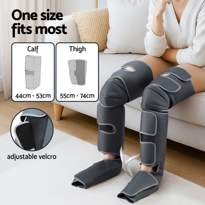 Danoz MassageSmart - USB Rechargeable Electric Leg Foot Massager Air Wrap With Free Gift - Shiatsu Neck Massager with Heating