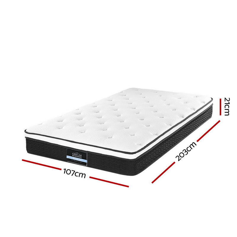 Danoz Bedding - Giselle 21cm Mattress Euro Top King Single