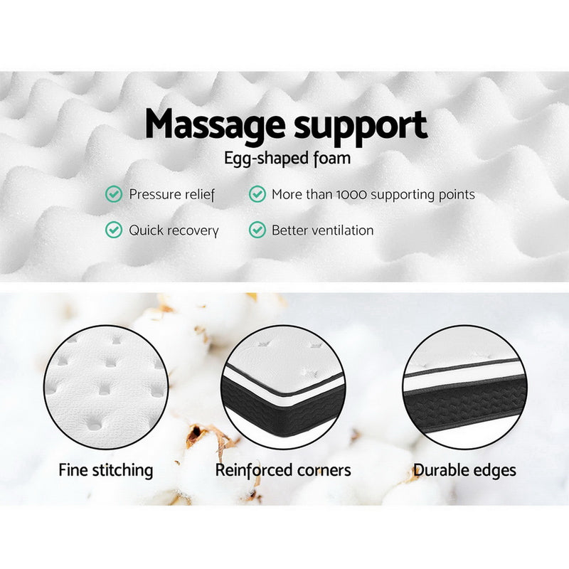 Danoz Bedding - Giselle 21cm Mattress Euro Top King Single