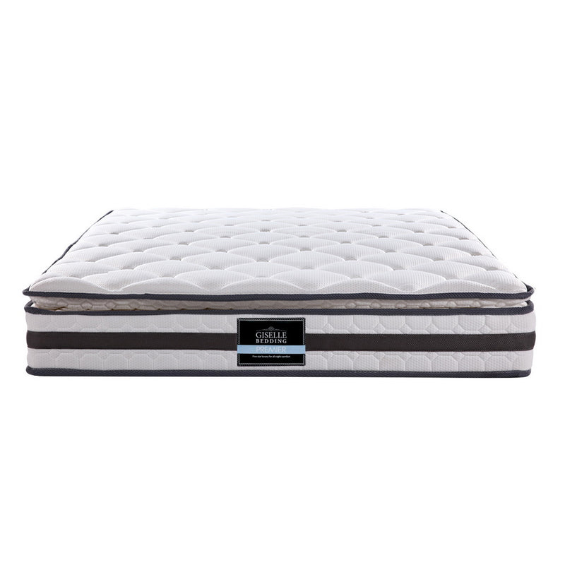 Upgrade your sleep with Danoz Direct Giselle Bedding 21cm Mattress Pillow Top Queen. Experience ultimate comfort and support
