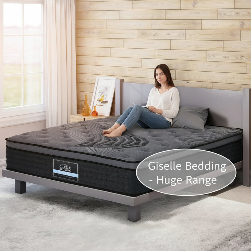 Danoz Bedrooms - Giselle Bedding 34cm Mattress with Bamboo Cover, Double size