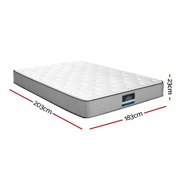 Sleep like royalty with Danoz Direct Giselle Bedding 23cm Mattress. Designed for superior support and comfort, Extra Firm King