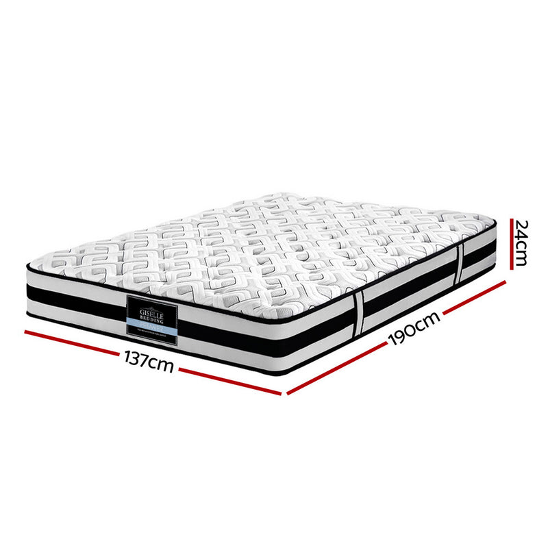 Danoz Direct - Giselle Bedding 24cm Mattress Super Firm Double