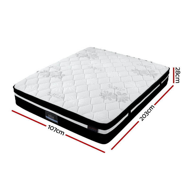 Danoz Direct - Giselle Bedding 28cm Mattress Super Firm King Single