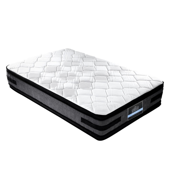 Indulge in a restful sleep with Danoz Direct Giselle Bedding 36cm Mattress! Equipped with a cool gel memory foam that contours to your body