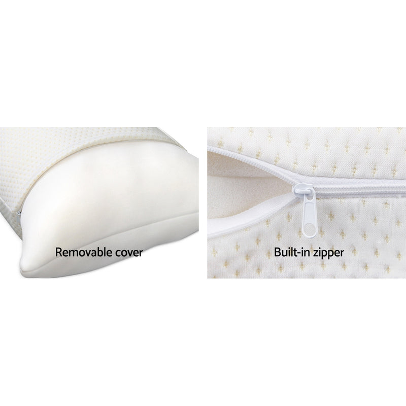 Danoz Pillows - Giselle Bedding Memory Foam Pillow 19cm Thick - 2 Pack Bundle - Free postage!