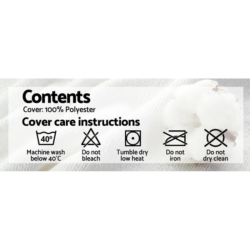 Danoz Pillows - Giselle Bedding Memory Foam Pillow 19cm Thick - 2 Pack Bundle - Free postage!