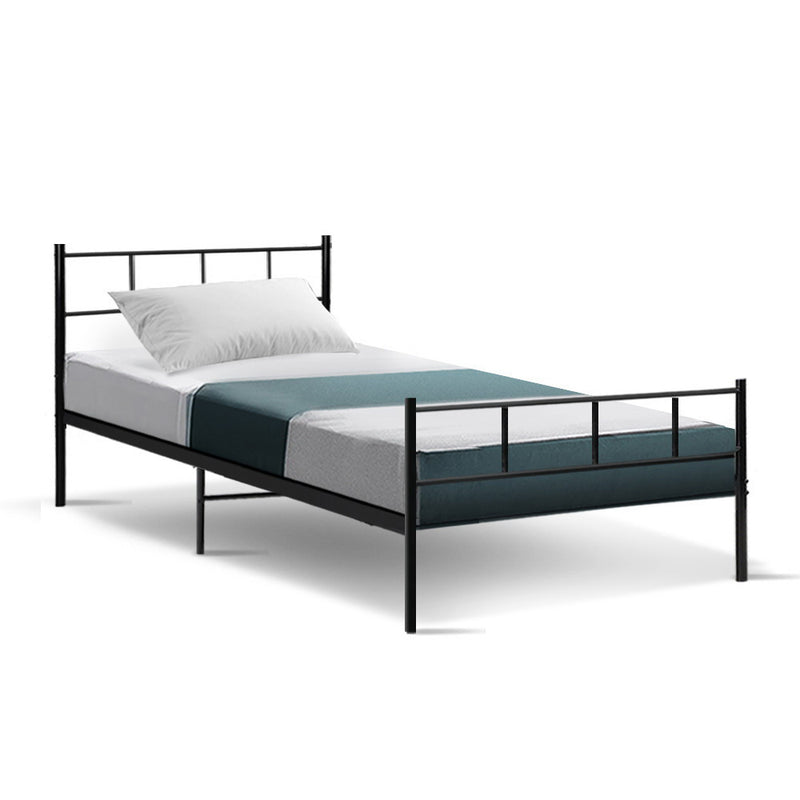 Danoz Bedrooms 🛏️ Artiss Bed Frame Single Metal Bed Frames SOL - Incl. Postage